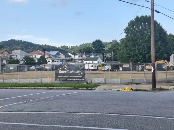 Moundsville Rec Center Earthwork Under Way